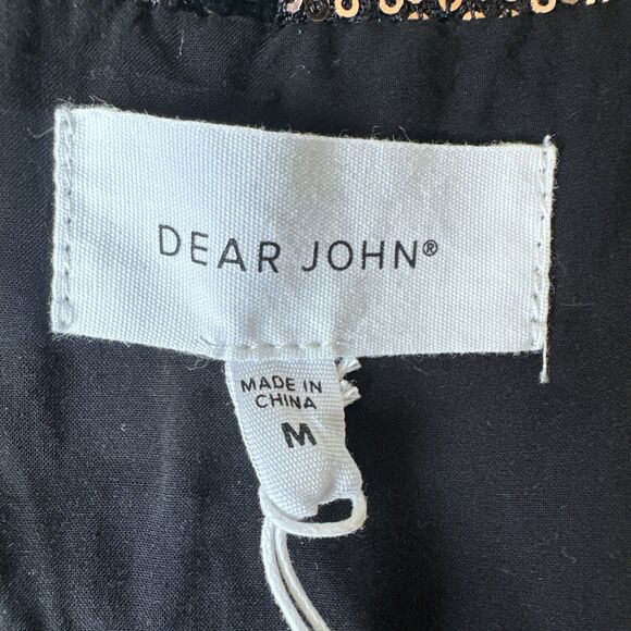 NWT Dear John YAZMINE NOVELTY TOP SPARKLING LILLY SEQUIN SIZE M - Picture 9 of 14